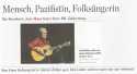 Am 09. Januar 2021 feiert Joan Baez ihren 80sten
Geburtstag.
Quelle: Hamburger Abendblatt 08.01.2021