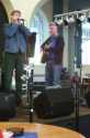 Paul Jones, Tom McGuinnes, Dave Kelly, Gerry Fletscher und Rob Townsend live in Cuxhaven in der Hapag-Halle. War schon ein "G�nsehautfeeling" die Idole der eigenen Jugend mit Handschlag zu begr��en. Hat JFC auf die Beine gestellt. Super gemacht. Foto vom Soundcheck.

Foto Sirpriess