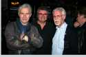 Da hat wohl die Kamera (oder der Fotograf?) versagt: Unscharfes Bild von den drei Cuxhavener Beat-Helden Hans-J�rgen Tunnat ("The Crusaders", links), Heinz Rehse ("The Spacemen) und Ralf Fr�hlich ("The Spacemen", rechts).