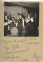 Plakat: CLUB 99 Cuxhaven Bernhardstra�e
Twist im Februar 1965   t�glich 19:00 Uhr   au�er montags
The Maggots echter Liverpool-sound    1. - 14. Februar 1965

Text STAR-CLUB-NEWS: Eine ganz dufte Platte bespielten bereits vor Monaten die Maggots. (Ha, Ha, Mr. Froggie & It's no good). Da� diese nicht zum Hit wurde, scheint seine Ursache in mysteri�sen Vertragsstreitigkeiten zu haben. Jedenfalls f�hlen die Boys sich geprellt, seit sie vor einem ostfriesischen Dorf monatelang in einem klapprigen Wohnwagen hausen mu�ten.

Dieses Foto stammt vom ersten Auftritt der Maggots in Cuxhaven. Fotos vom zweiten Auftritt 1966 findet Ihr in unserem Buch.
Hier v.l.n.r.: Gim Moran-bssg. & voc., Irev Slott-drms., Dave Simmons-leadg. & voc., Eddie Jones-rhythmg. & voc.
Sie spielten tagelang vor leerem Haus. The Spacemen nutzten die Gelegenheiten um mit ihnen in netten Kontakt zu kommen und von ihnen zu lernen.
Auch The High Society-London, die in der Magnet Bar gastierten, hatten eindrucksvollen Kontakt zu den Maggots.

Foto: Ralf Fr�hlich