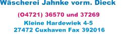 W&auml;scherei Jahnke
